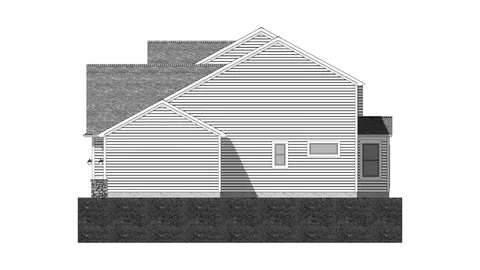 The Newbury house plan, exterior view 2